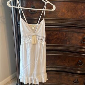 NWT super cute white sundress